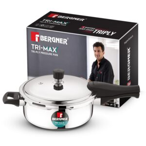 Bergner Trimax Stainless Steel Pressure Cooker