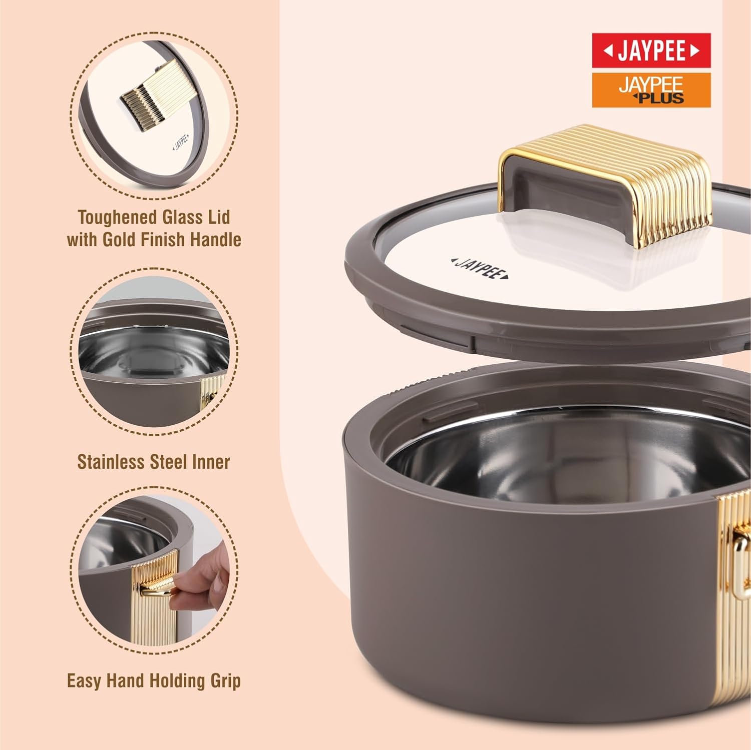 Jaypee Regalia Klass Inner Stainless Steel Casserole