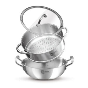 Bergner BE Essentials Tri-Ply Ss 3 Pcs Cookware Set