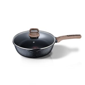 Bergner Ultimate Non-Stick Deep Frypan with Glass Lid