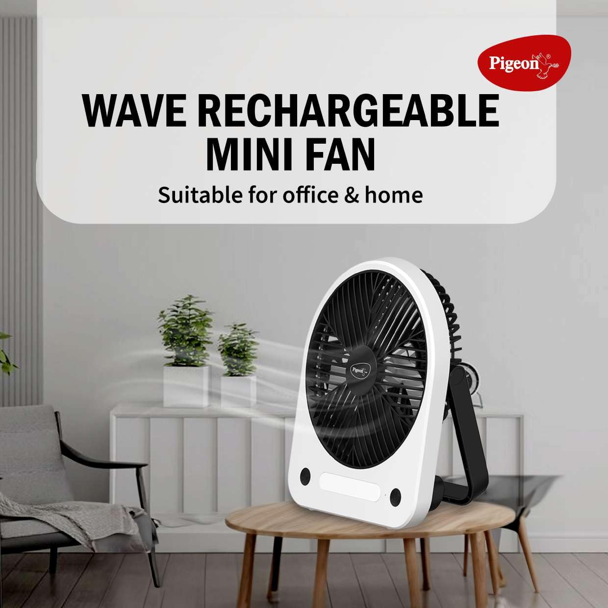 Pigeon Wave Portable Mini Fan