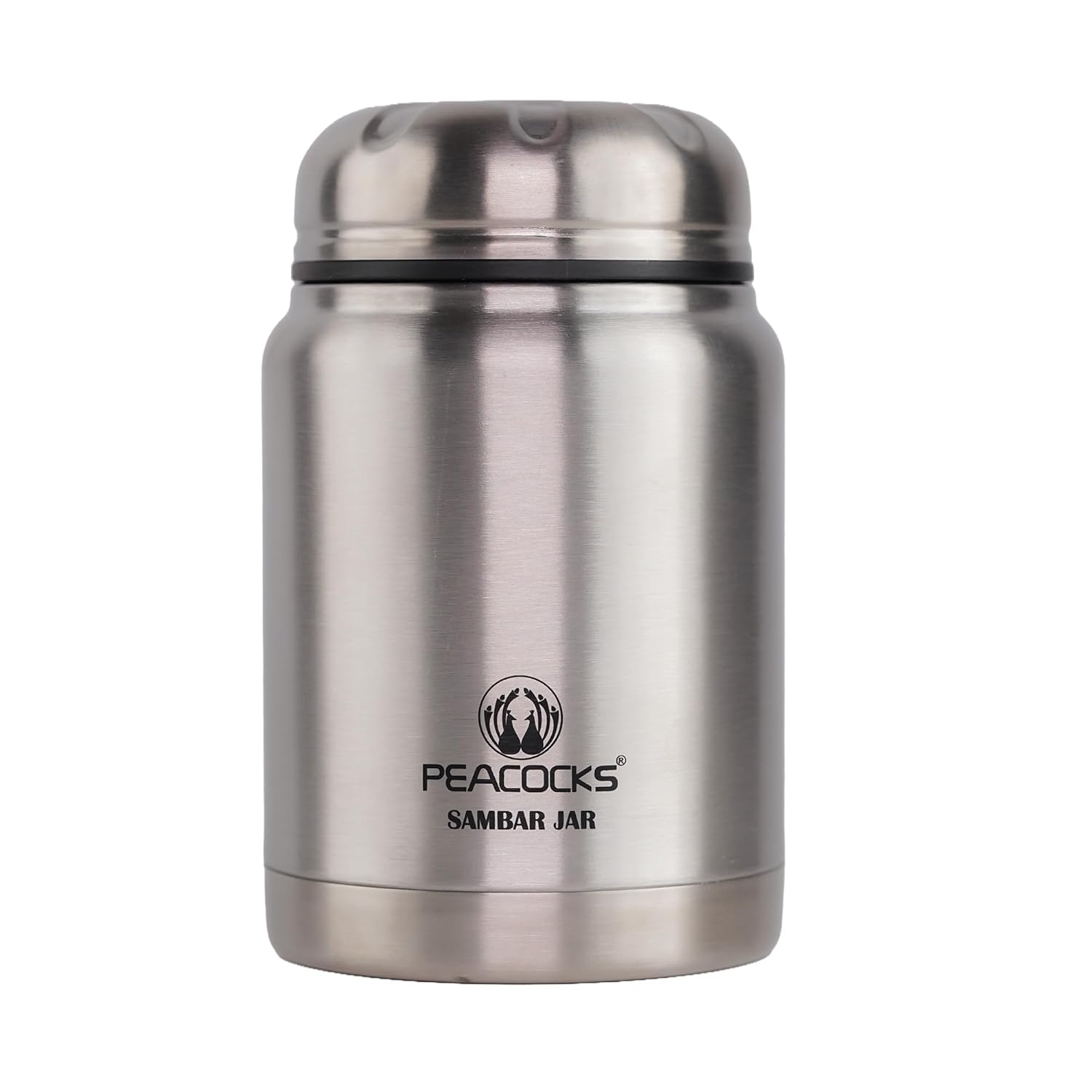 PE Birds-Peacocks Stainless Steel Food Jar