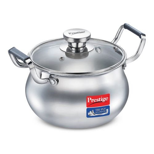 Prestige Triply Splendor Cookware Handi 16Cm