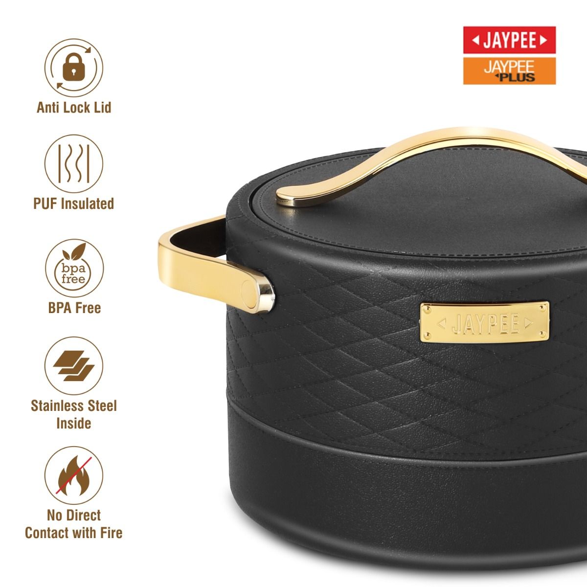 Jaypee Luxura Inner Stainless Steel Casserole