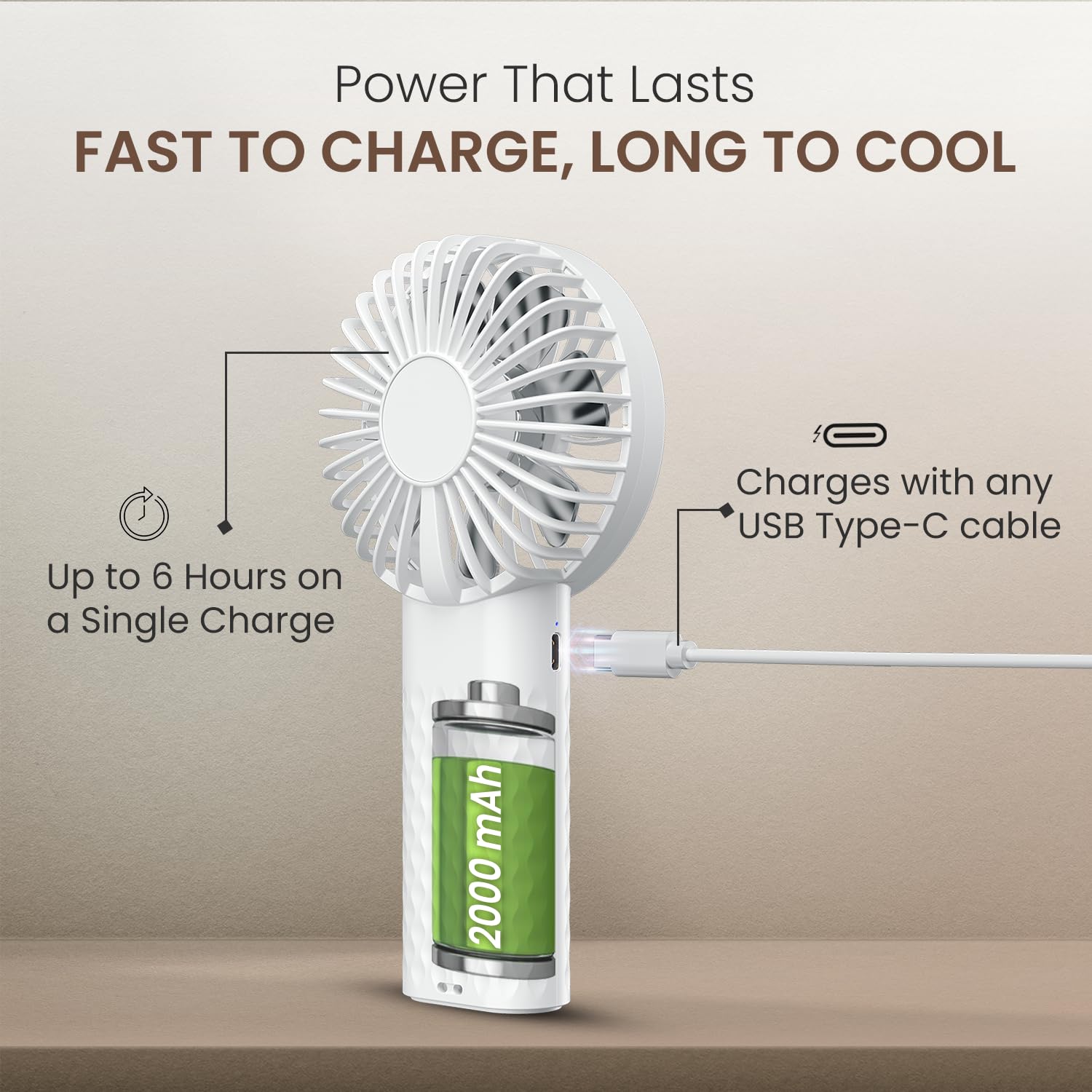 Portronics Toofan Mini 2 Portable Fan