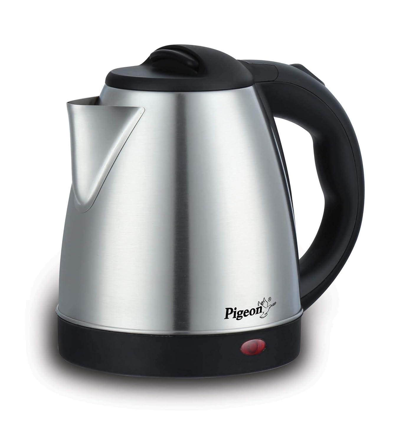 Pigeon 1.5 Litre Stainless Steel Hot Electric Kettle (Silver, 12466)