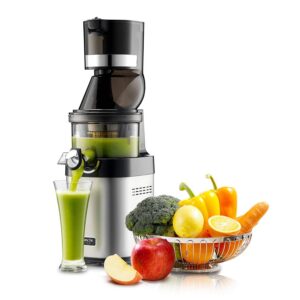 Kuvings CS600 Commercial Cold Press Whole Slow Juicer Chef, All-in-1 Fruit & Vegetable Juicer, World's Only Juicer with Patented Rubber & Silicon-Free Technology, Service Across India, 240W (KCS6000)