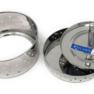 Kitchen Mart Panira Deluxe Paneer Maker Small 11cm Silver Fresh Homemade Paneer