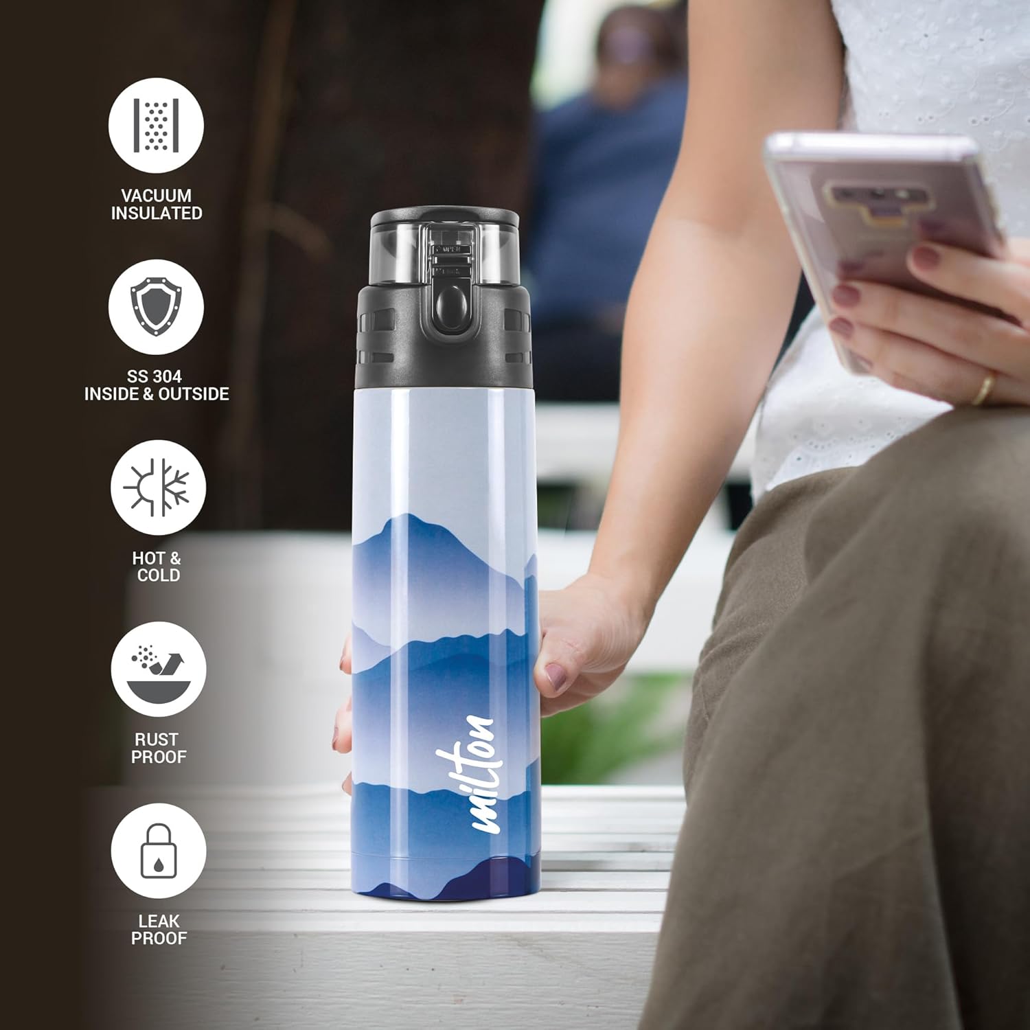 Milton Artesia Thermosteel Water Bottle