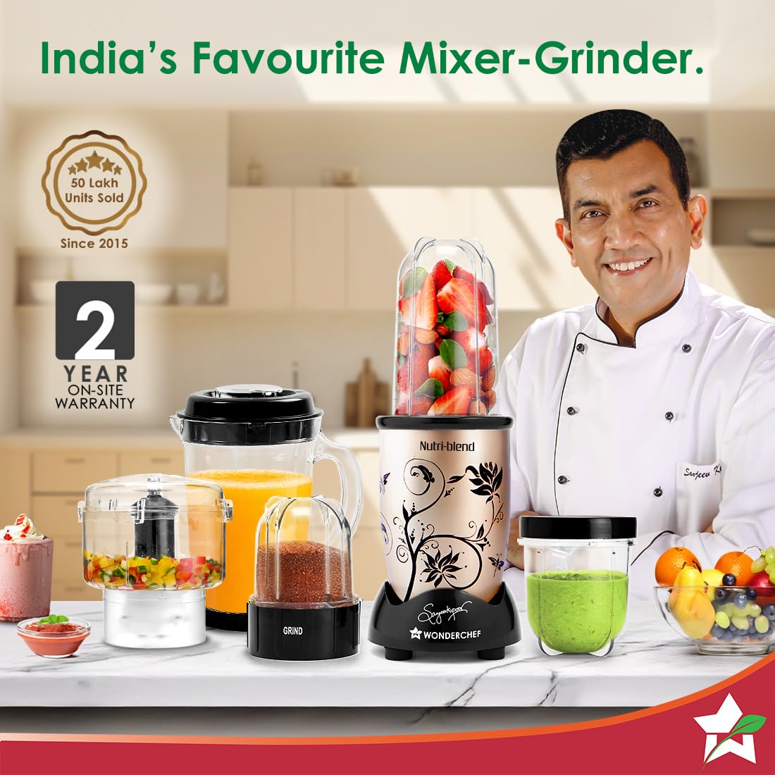 Wonderchef Nutri blend, Juicer, Mixer Grinder, Blender, Chopper