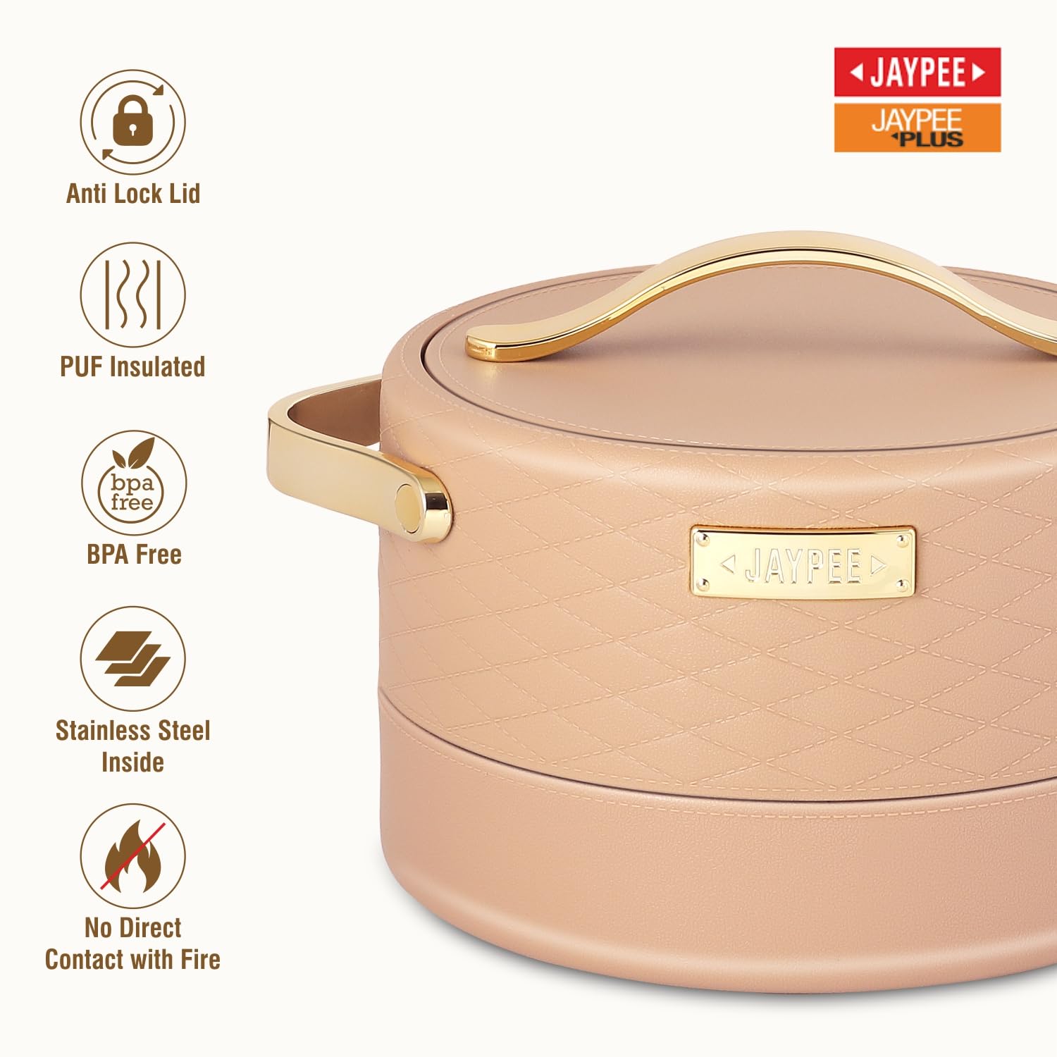 Jaypee Luxura Inner Stainless Steel Casserole
