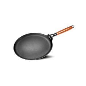 Embassy Touchstone Cast iron Dosa Tawa with Wooden Handle