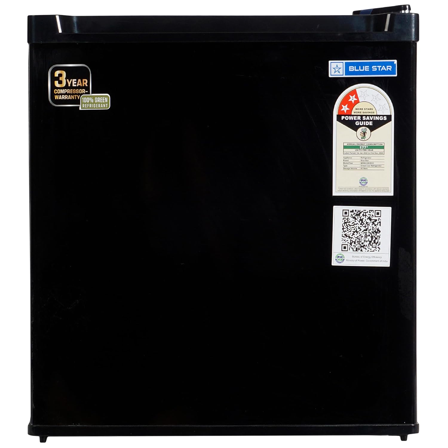Blue Star Bluestar 45 Ltr, 2 Star, Mini Refrigerator with Freezer, Direct Cool,