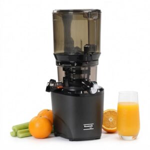 kuvings AUTO10 (Black Cold Press Juicer, New Launch, Ultimate Hands-Free Whole Slow Juicer, Just Load Ingredients Extract Juice at Press of a Button, Auto Cutting, 12 Years Warranty