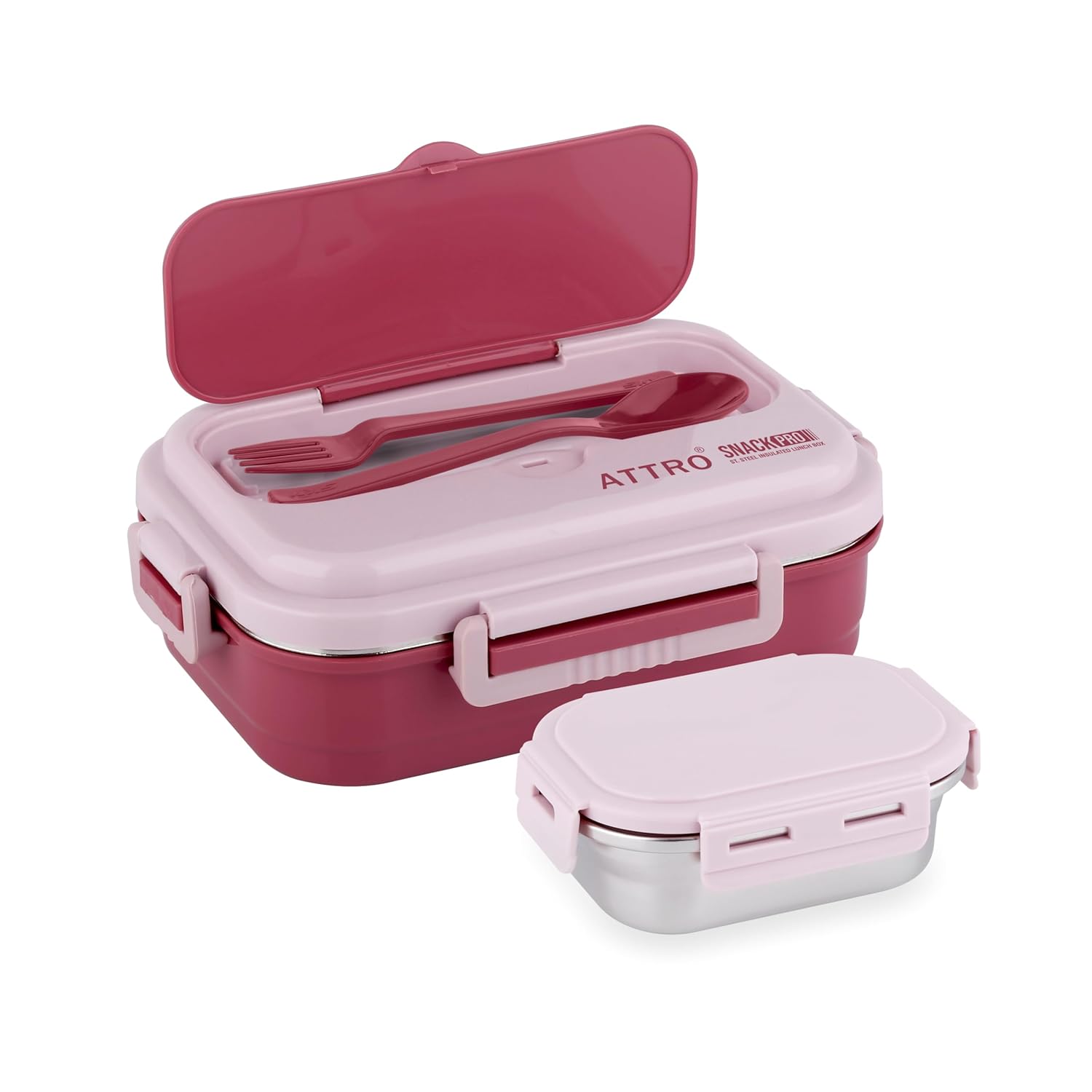 Attro SnackPro Insulated Lunch Box with 1 Small Container