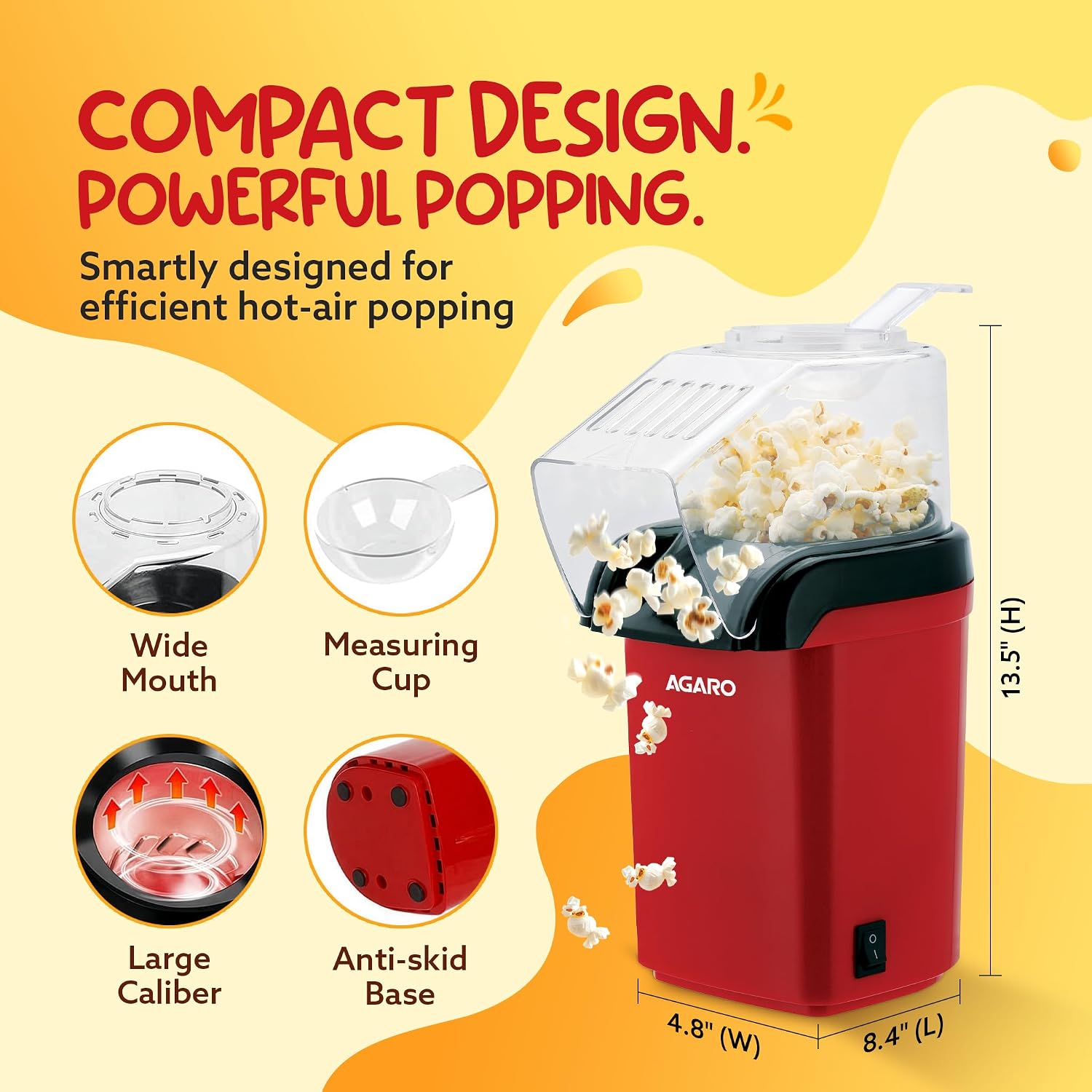 AGARO Delite Electric Popcorn Maker