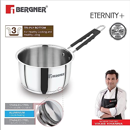 Bergner Eternity Stainless Steel Saucepan