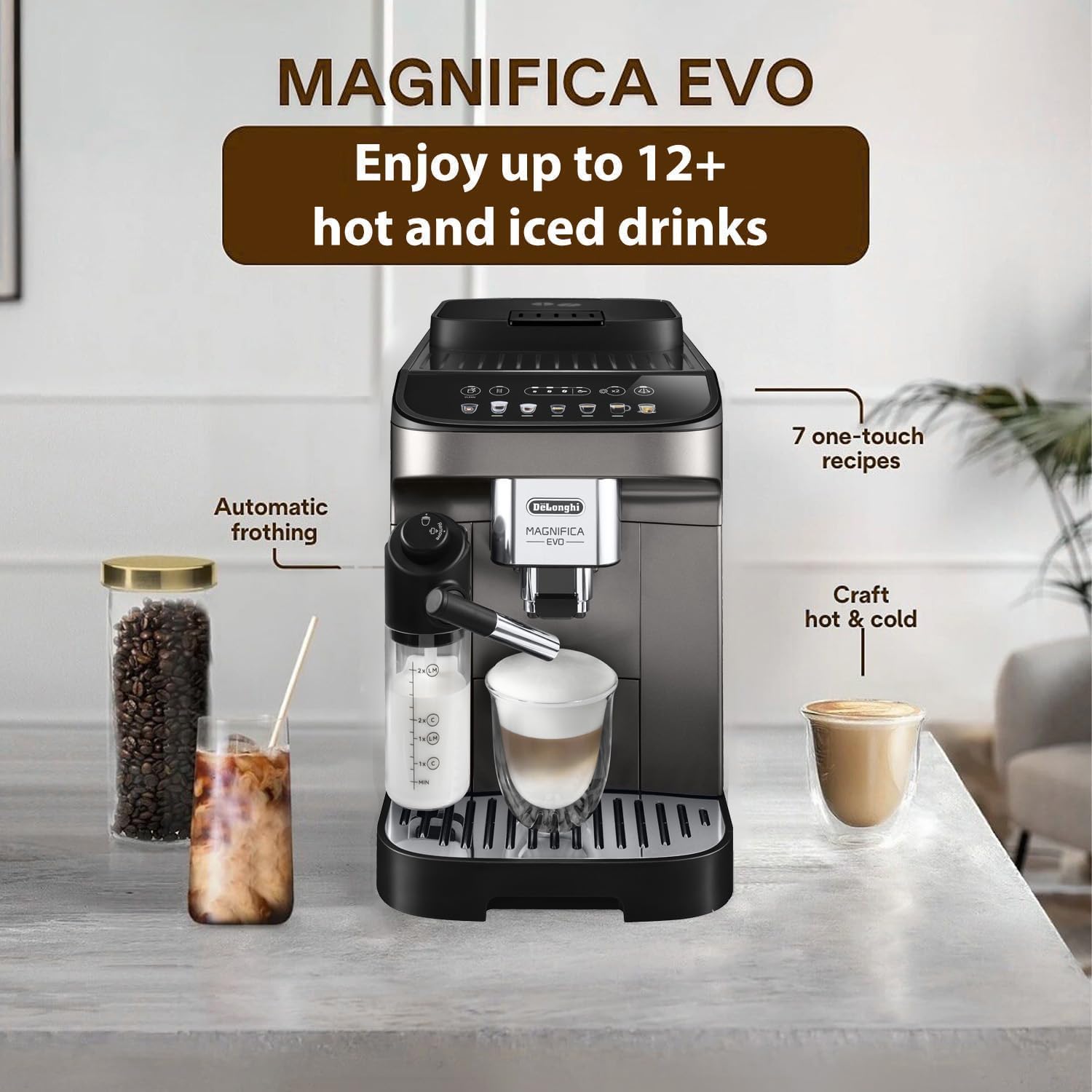 Delonghi Magnifica Evo Fully Automatic Coffee Machine