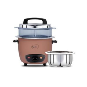 Pigeon Erc Inox Pro With Steamer 1L Dx Pink