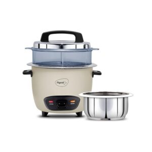Pigeon Erc Inox Pro With Steamer 1L Dx Grey