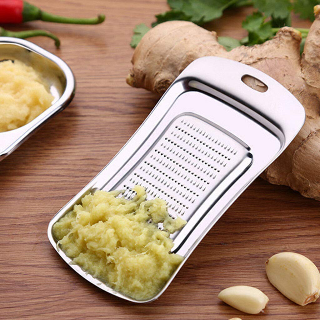 Kitchen Mart Stainless Steel Grater Zester Garlic Ginger 13.8cm