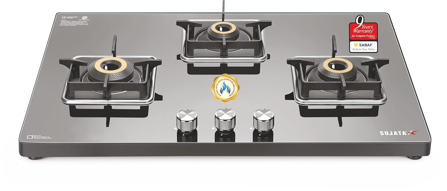 Sujata Gas Stove Premium Neo 3B Ai
