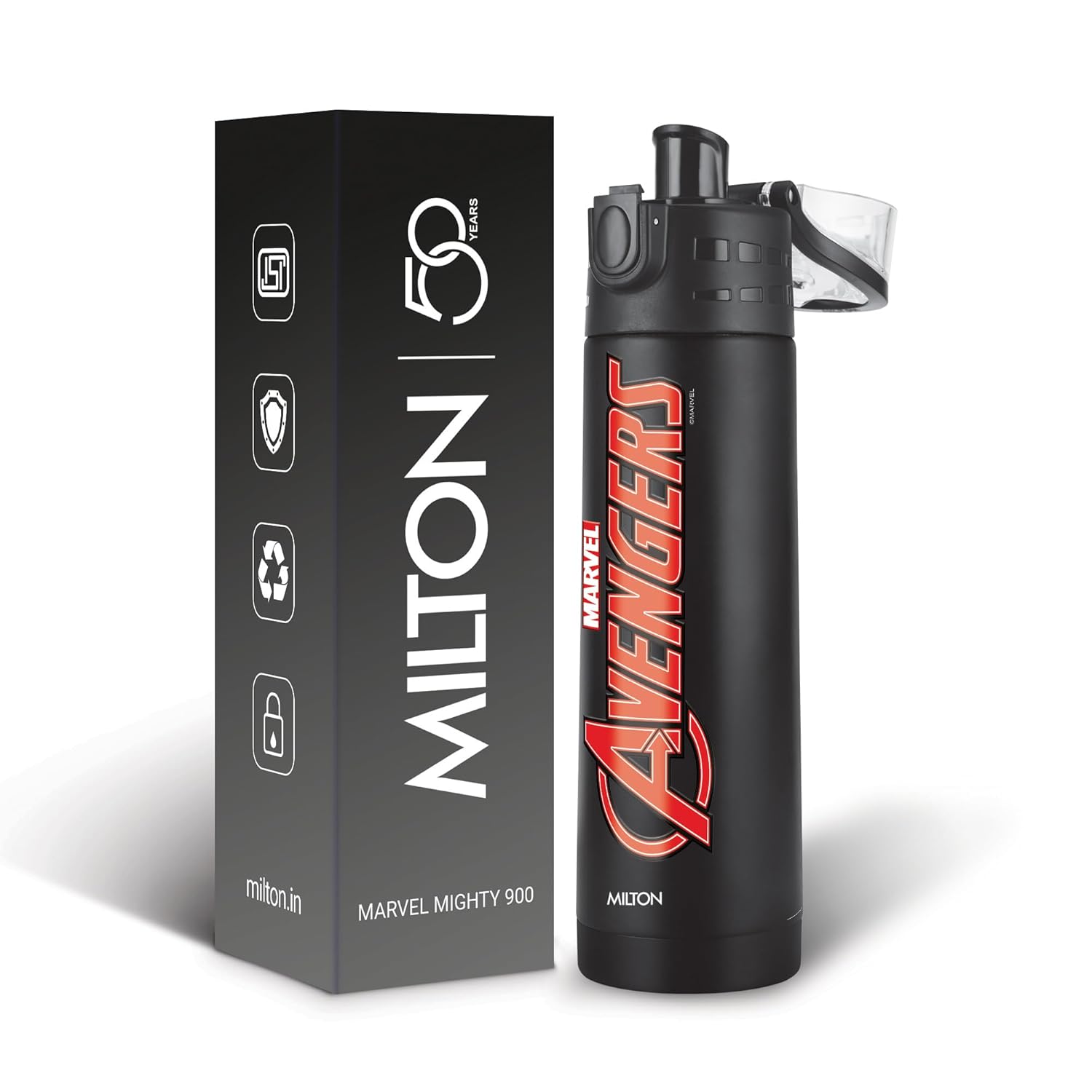 Milton Marvel Mighty Thermosteel Water Bottle | Leak Proof | Ideal for School going Kids
