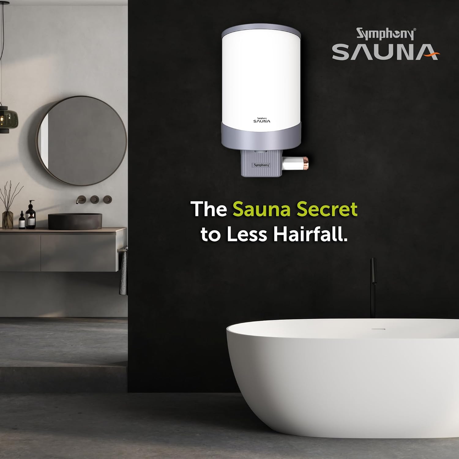 Symphony Sauna Geyser with PUROPOD Filter