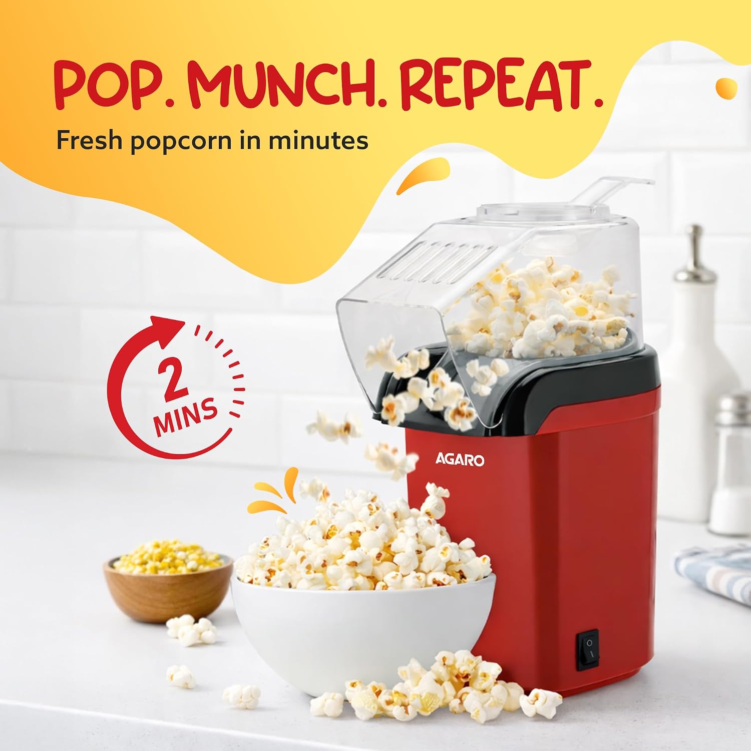AGARO Delite Electric Popcorn Maker
