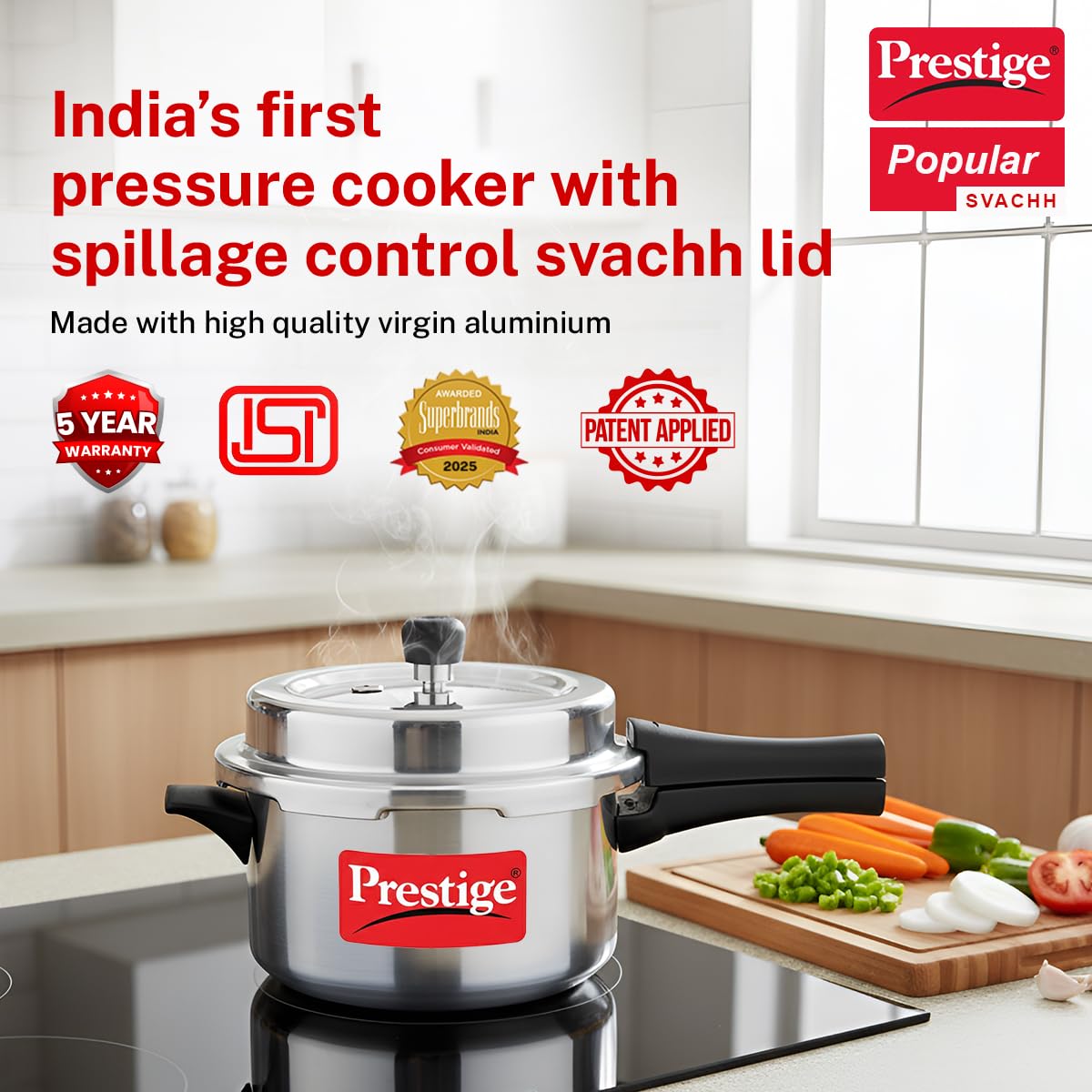 Prestige Popular Aluminium Pressure Cooker