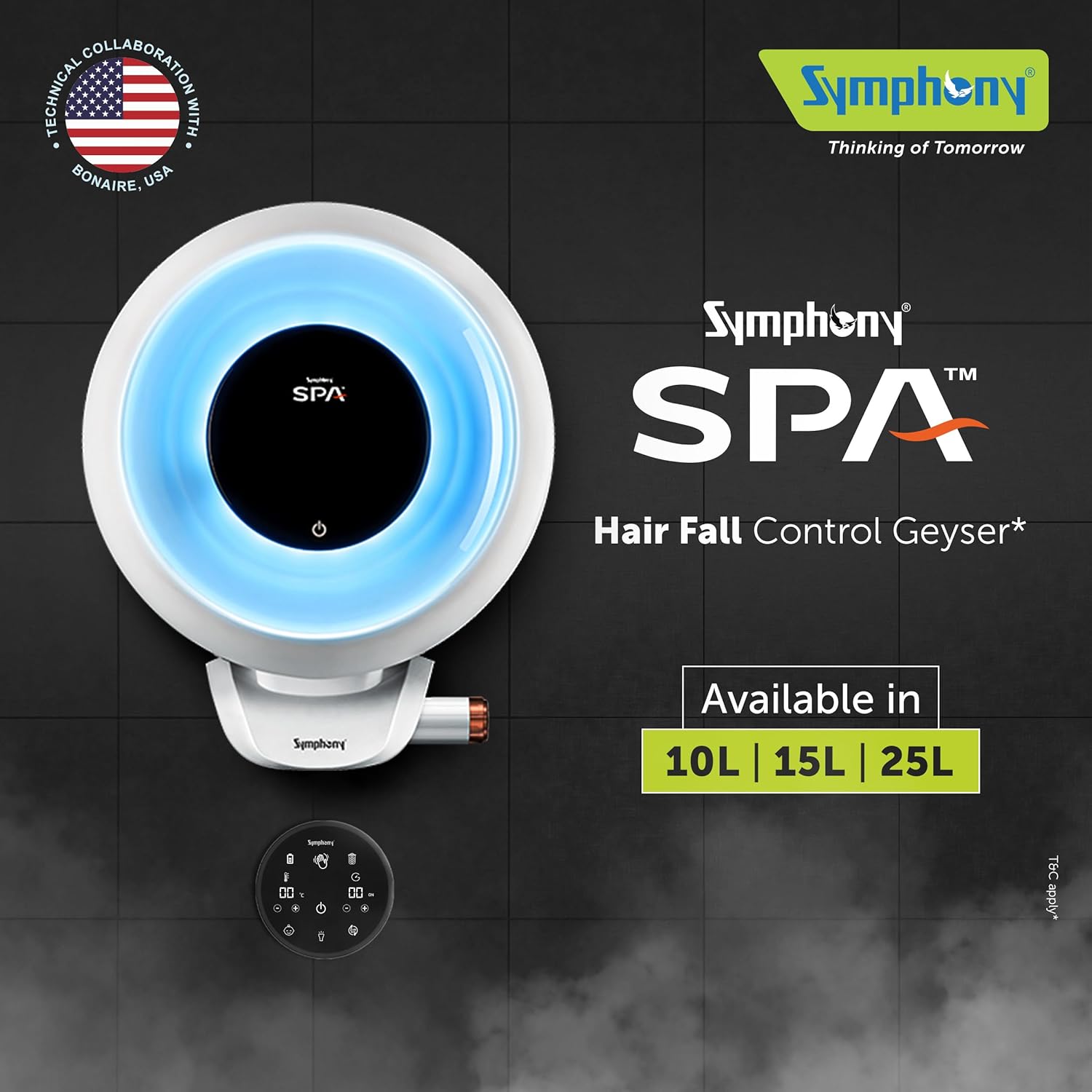 Symphony SPA Geyser with PUROPOD Filter