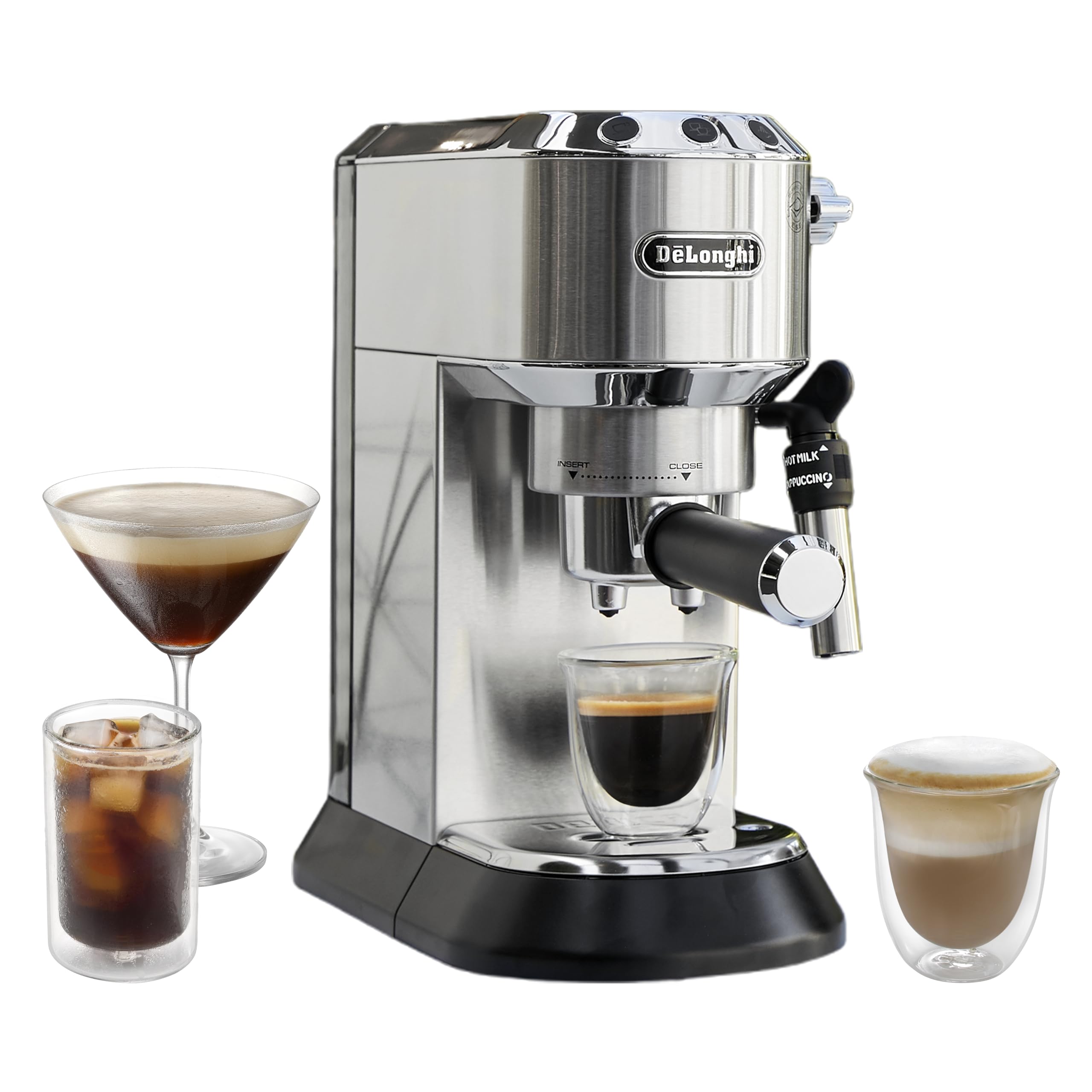 De'Longhi Dedica Style EC685.M Espresso Coffee Machine | 15 Bar Pump | Milk Frother