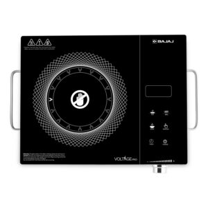 Bajaj IRX 220F Infrared Cooktop 2200W | All Utensils | 11 Power Levels | BBQ Set
