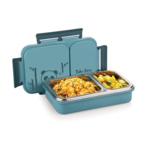 Attro Legacy Stainless Steel 2 Compartment Lunch Box