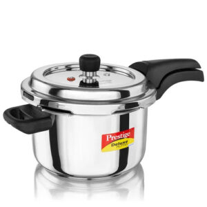 Prestige Deluxe Alpha Svachh Stainless Steel Pressure Cooker