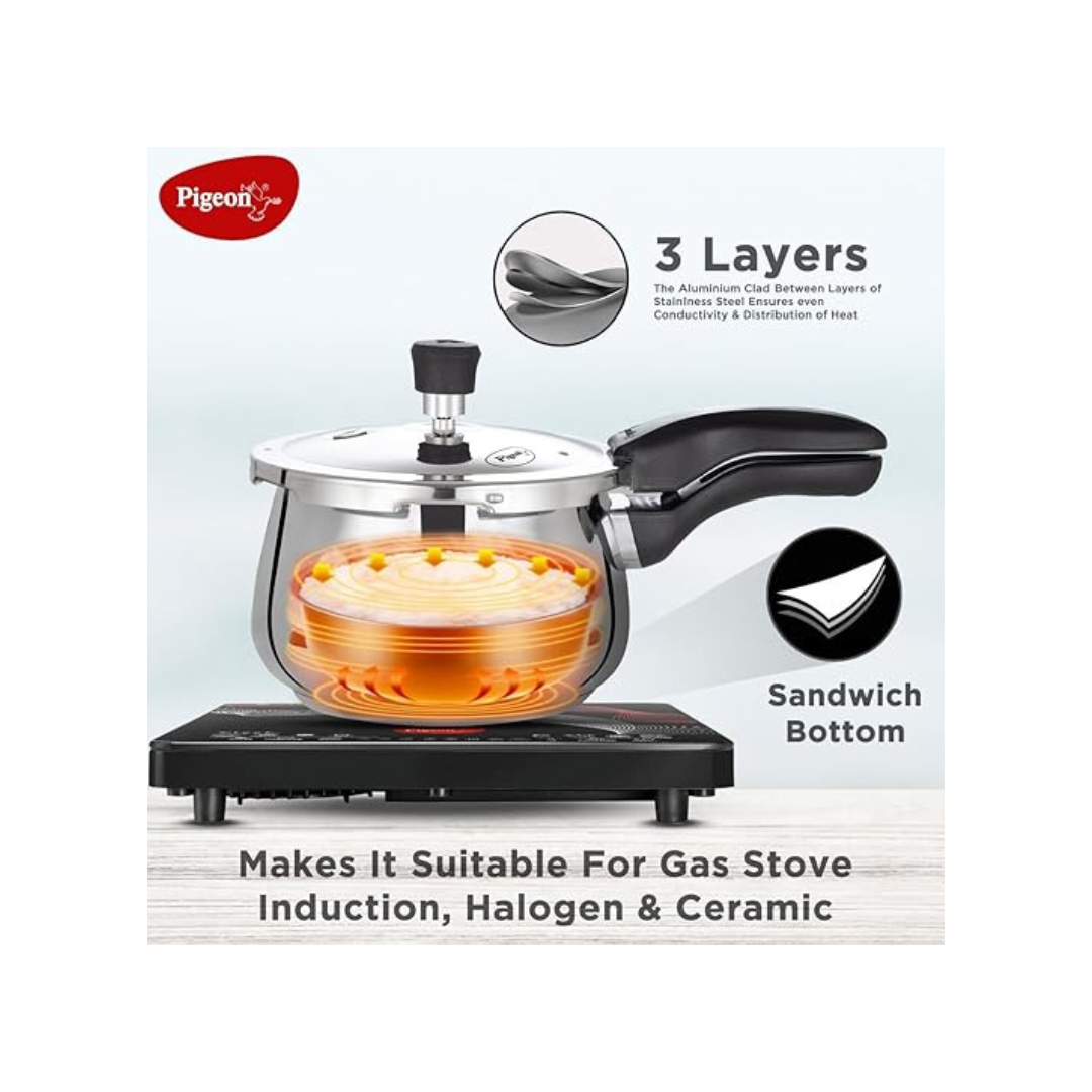 Pigeon Inox Pro Stainless Steel Pressure Cooker