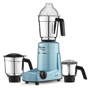 Preethi Popular MG 142 750-Watt Mixer Grinder with 3 Jars (White)