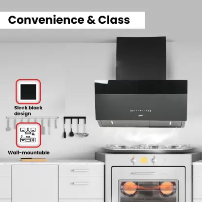 Prestige Provo 900 Kitchen Hood Chimney - Powerful Suction - 1000m3/hr