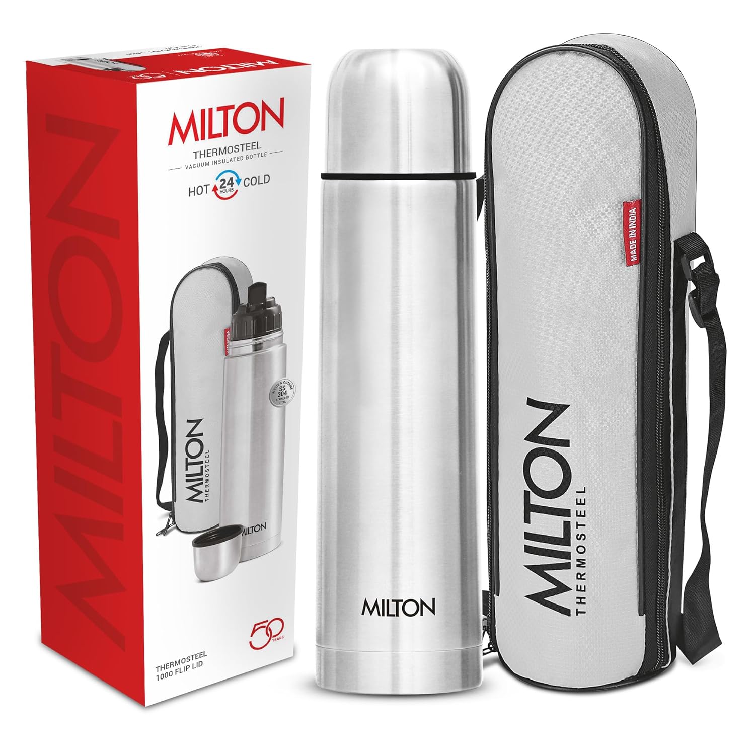 Milton Flip Lid Thermosteel