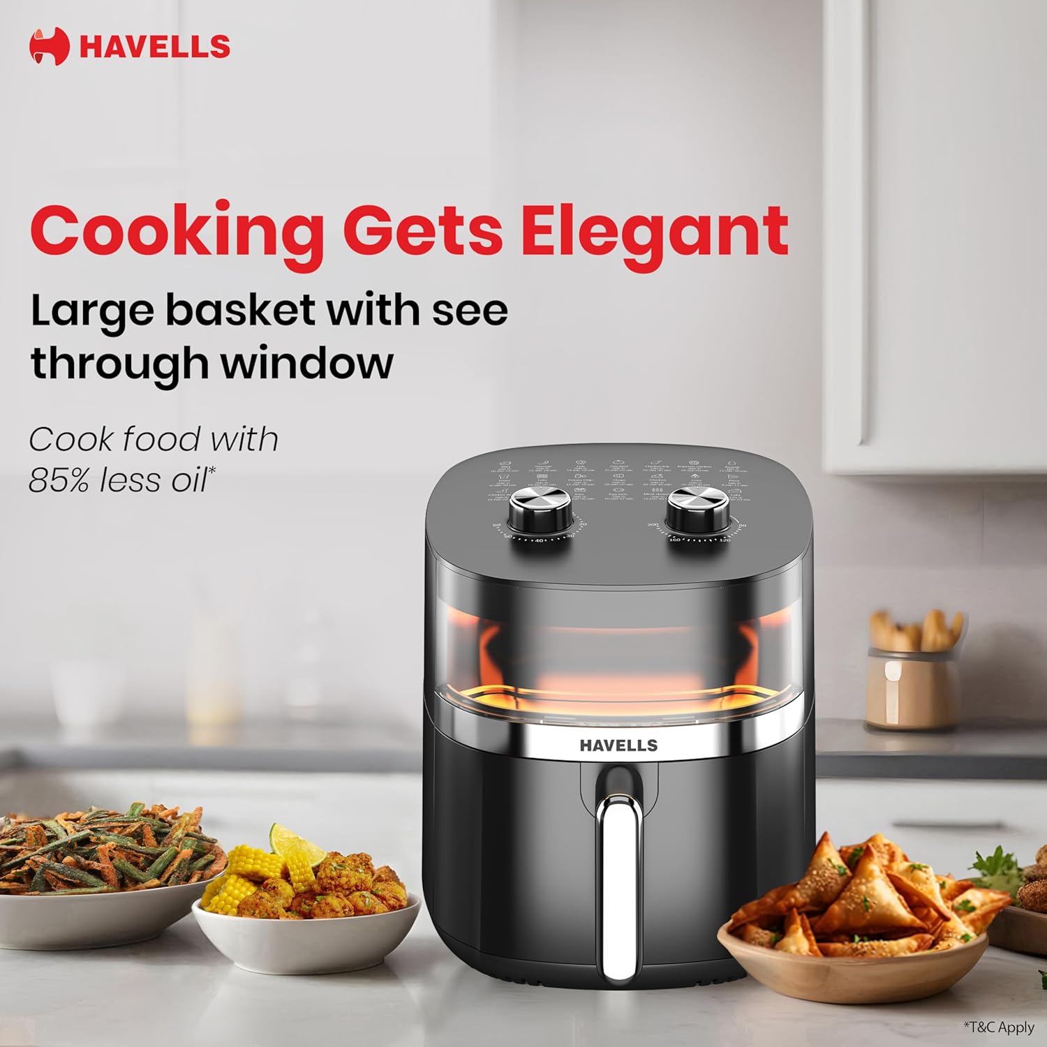 Havells Prolife Stellar Chef Air Fryer 5.5 Ltr
