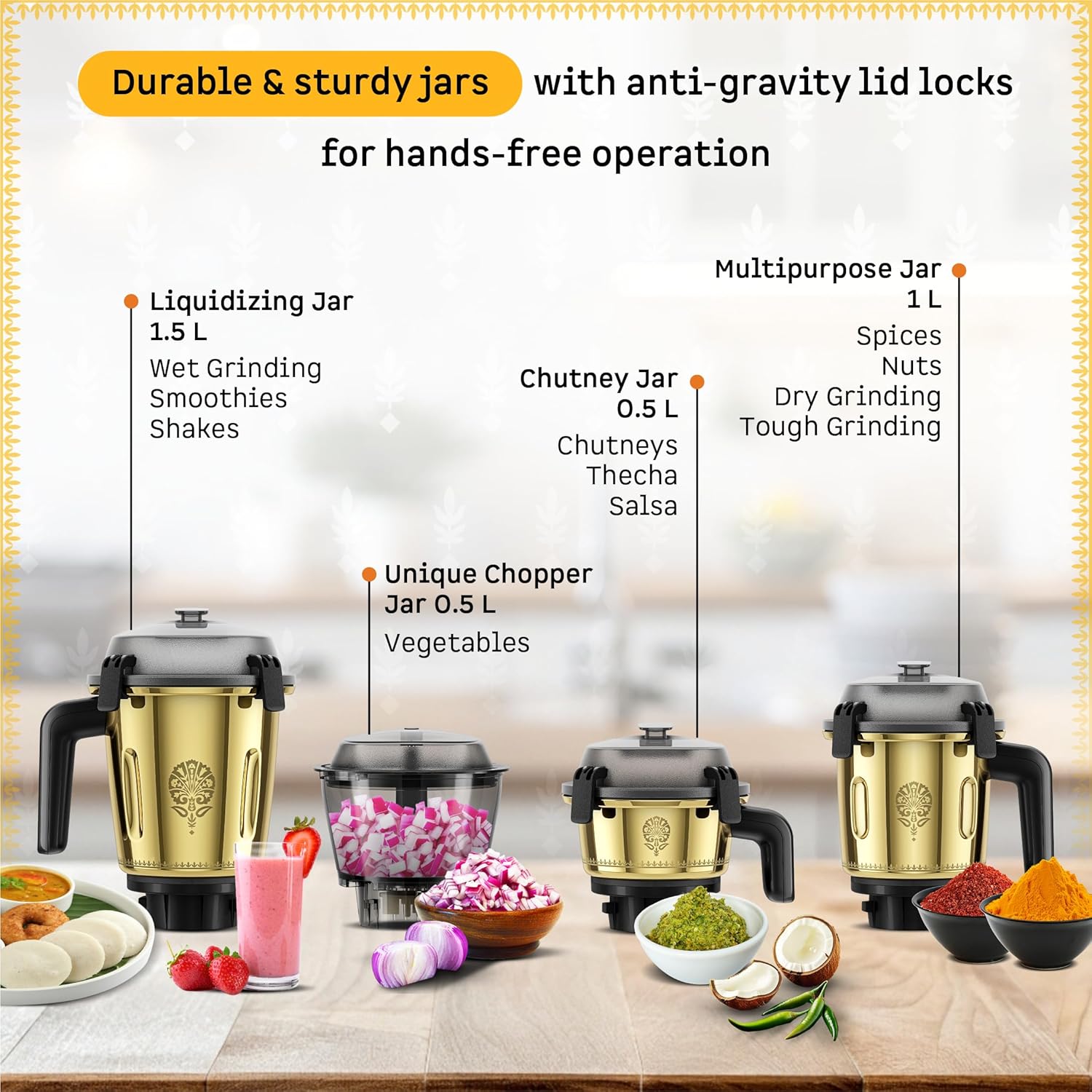 Atomberg Zenova Special Edition Mixer Grinder