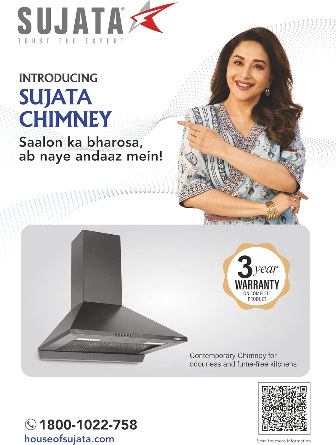 Sujata Onyx 60cm Chimney