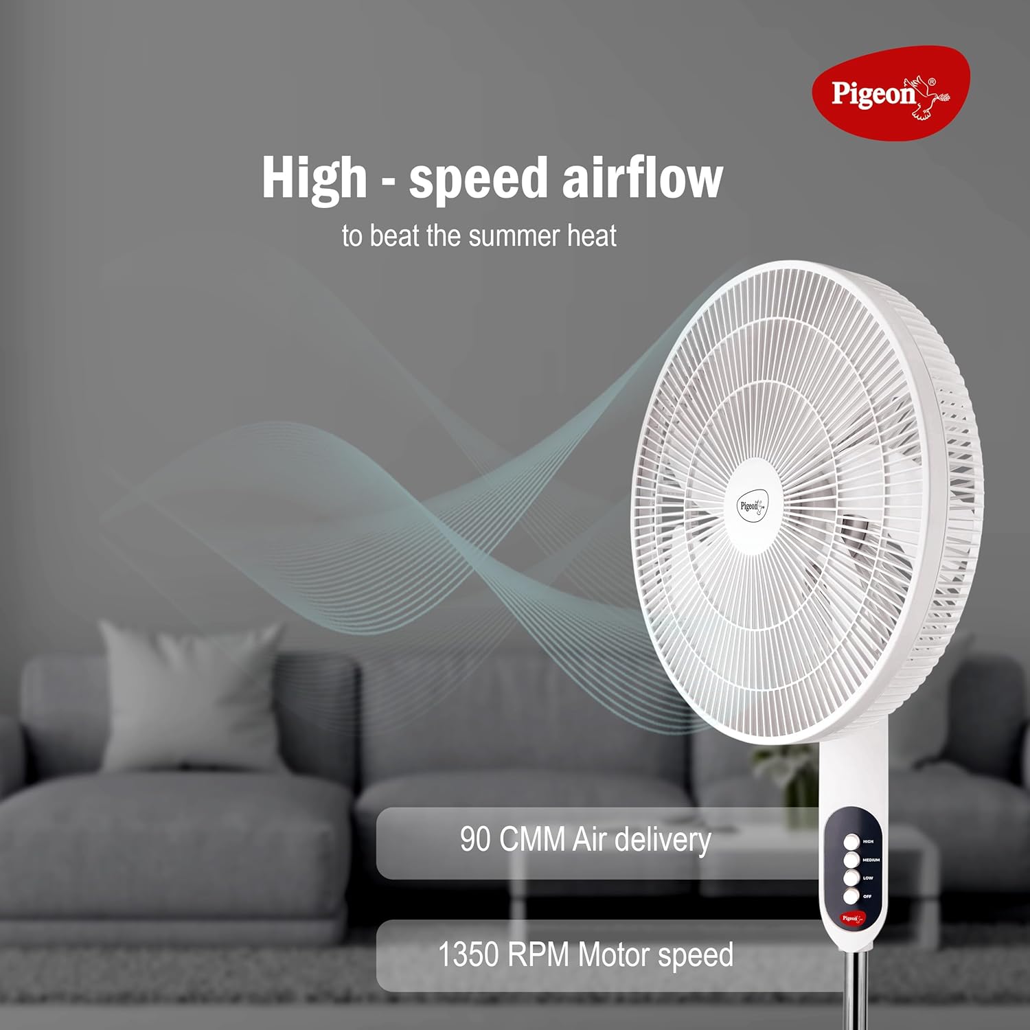 Pigeon Fantastic Pedestal Fan for Home & Office