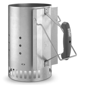 Weber Metal Chimney Starter Large Rapidfire (1.5 Kg, Black)