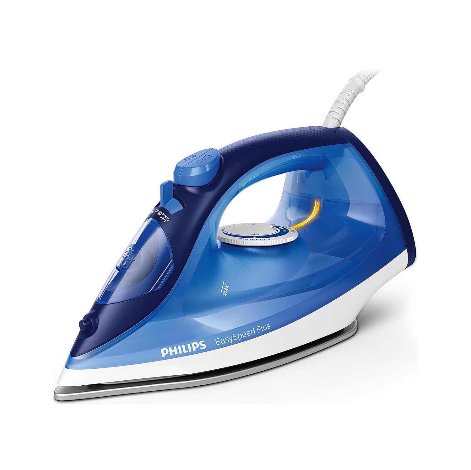 Philips EasySpeed Plus Steam Iron GC2145/20-2200W, Quick Heat Up with up to 30 g/min steam, 110 g steam Boost, Scratch Resistant Ceramic Soleplate, Vertical...