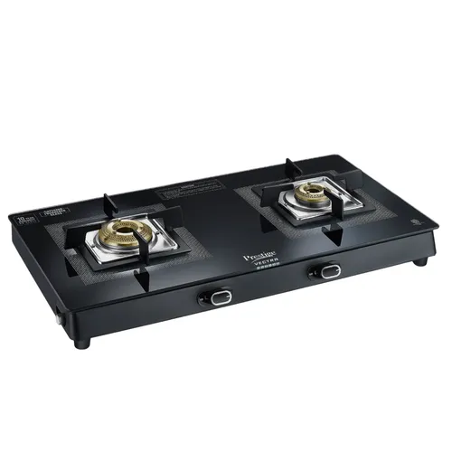 Prestige Gas Stove Vectra Glasstop 2 Burner