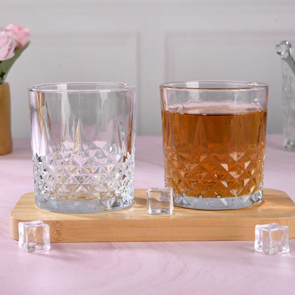 Sanjeev Kapoor - Paris Crystal Whisky Glass 330 ML Set of 6 PCS