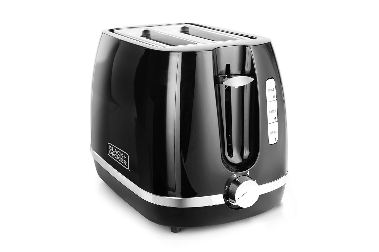 Black Decker-2 Slice Pop-Up Toaster With Bun Warmer-870W