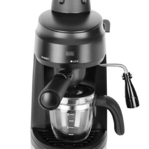 BLACK DECKER-4 CUP ESPRESSO & CAPPUCCINO COFFEE MAKER-870W