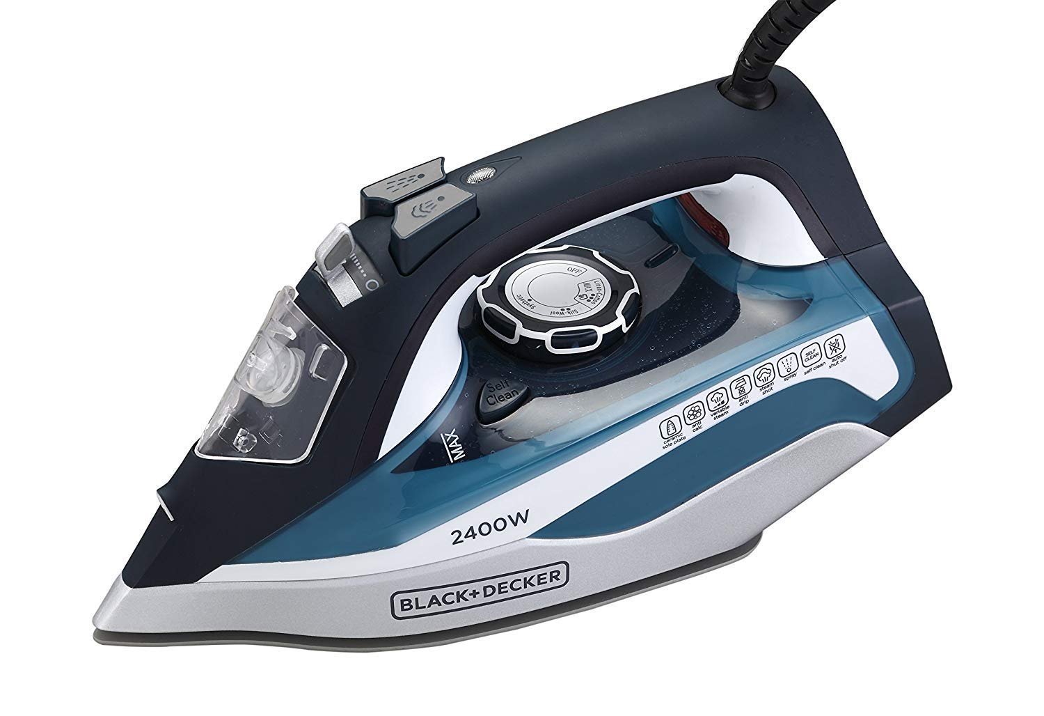 Black Decker-Steam Iron-2400W-Bxir2401In